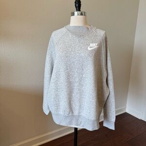 Nike Heather Gray Crewneck Sweatshirt